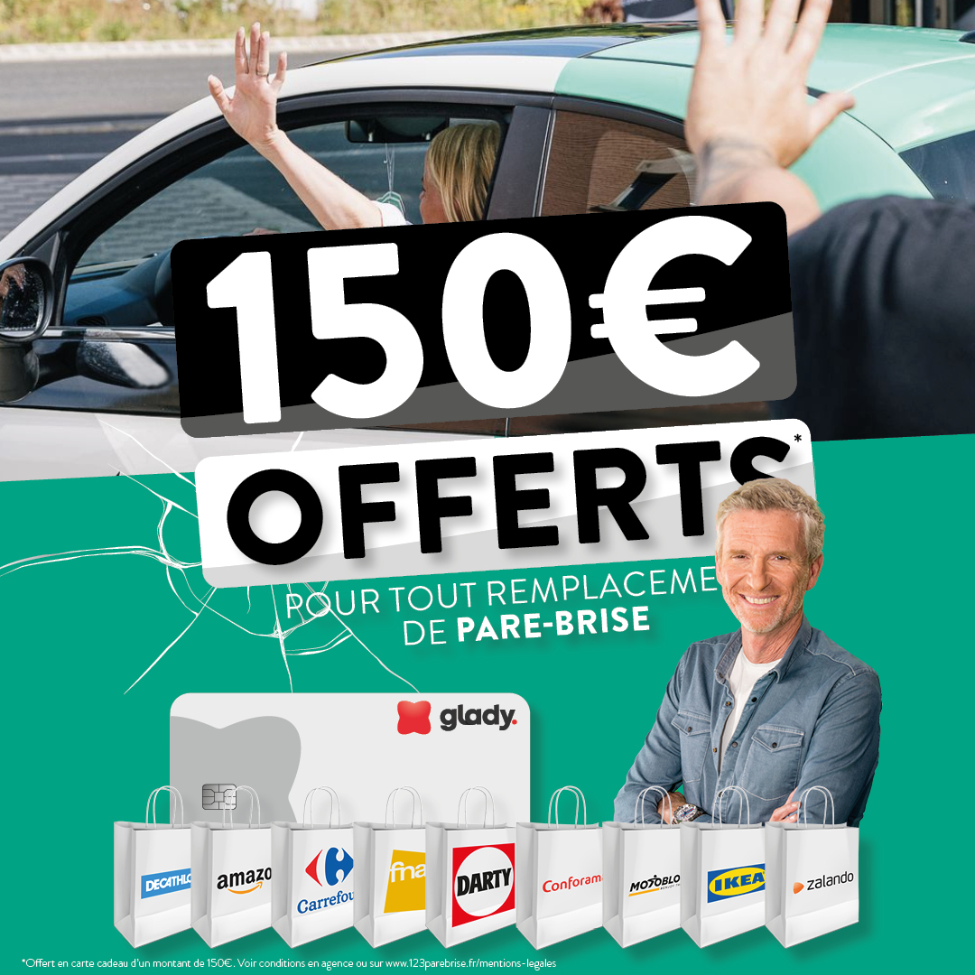 Offre 150€ 123 Pare-Brise